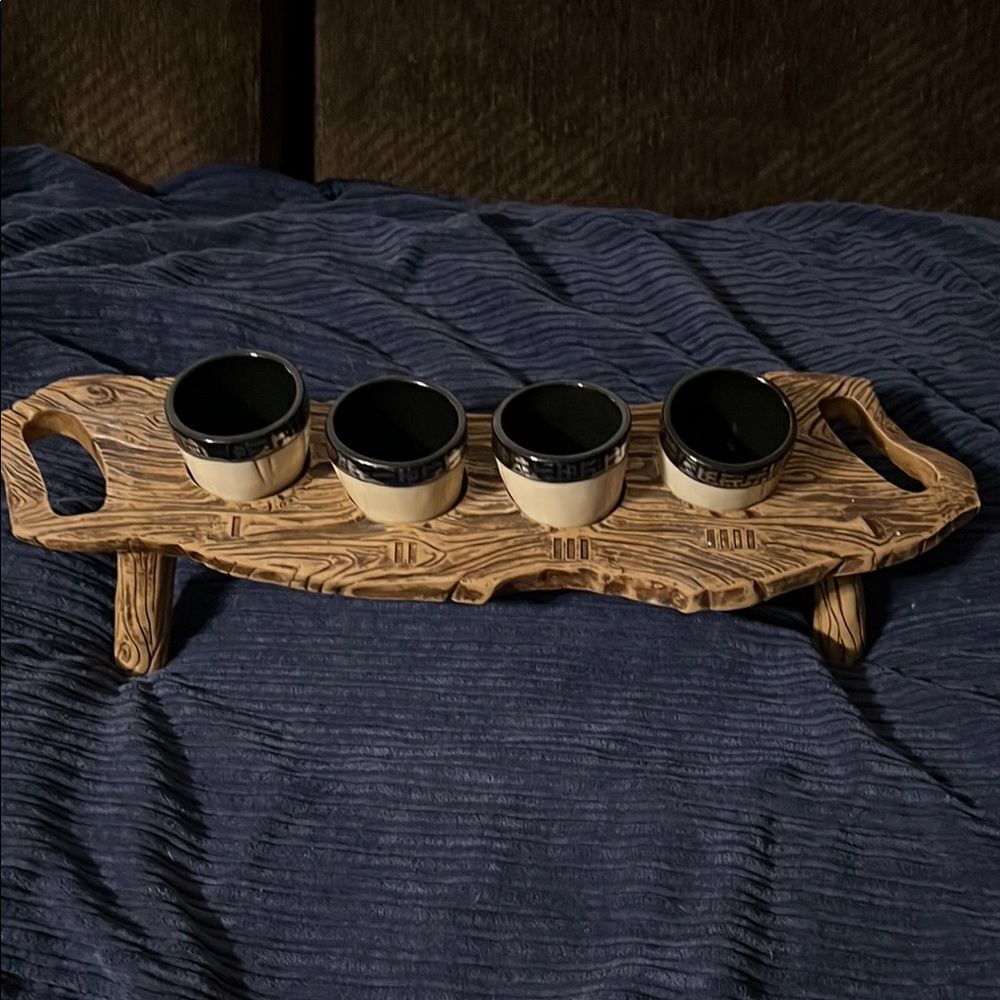 Oga’s Cantina Rancor Teeth Beer Flight Set Disney Galaxy’s Edge Star Wars New